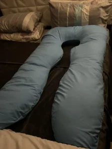 OMGPh Authentic Giant Bundle 5 FT 3.5 Kg Pregnancy Pillow Maternity Pillow - Good for 5ft and up photo review