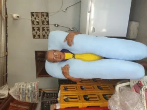 𝐎𝐌𝐆𝐏𝐡 𝐀𝐮𝐭𝐡𝐞𝐧𝐭𝐢𝐜 𝐆𝐢𝐚𝐧𝐭 5 FT, 3.5 KG U-Shaped Pregnancy Maternity Pillow 𝐁𝐔𝐘 𝟏 𝐏𝐢𝐥𝐥𝐨𝐰 + 𝐅𝐑𝐄𝐄 𝟐 𝐏𝐮𝐧𝐝𝐚 photo review