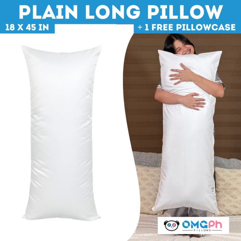 OMGPh Plain Body Long Pillow – 18×45 IN | Buy 1 Pillow Get 1 Punda