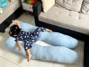OMGPh Authentic Giant Bundle 5 FT 3.5 Kg Pregnancy Pillow Maternity Pillow - Good for 5ft and up photo review