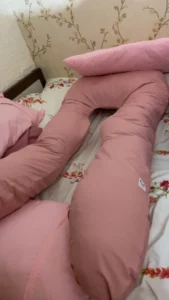 OMGPh Authentic Giant Bundle 5 FT 3.5 Kg Pregnancy Pillow Maternity Pillow - Good for 5ft and up photo review