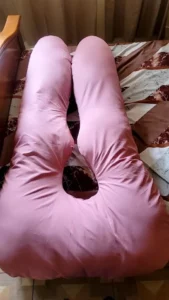 OMGPh Authentic Giant Bundle 5 FT 3.5 Kg Pregnancy Pillow Maternity Pillow - Good for 5ft and up photo review