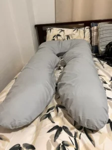 OMGPh Authentic Giant Bundle 5 FT 3.5 Kg Pregnancy Pillow Maternity Pillow - Good for 5ft and up photo review