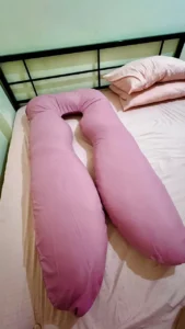 OMGPh Authentic Giant Bundle 5 FT 3.5 Kg Pregnancy Pillow Maternity Pillow - Good for 5ft and up photo review