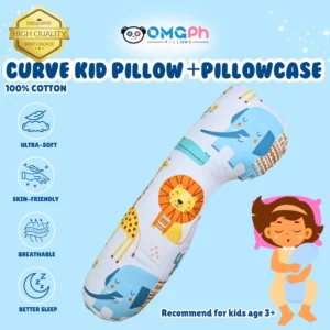OMGPh Curve Child Hug Sleep Pillow for Kids, Girls & Boys – Buy 1 Get 1 Free Punda