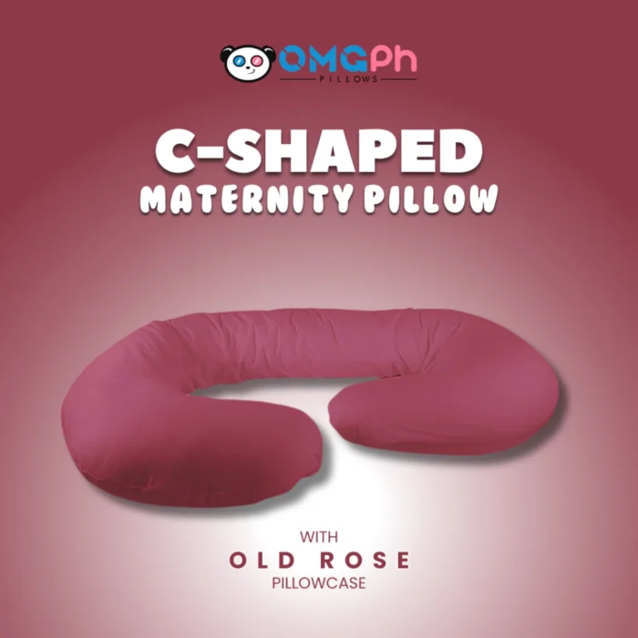 OMGPh C-Shape Pregnancy Pillow & Pillowcase – 100% Canadian Cotton