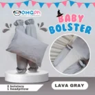 OMGPh Baby Bolster & Head Pillow Set – Ultra-Soft Hypoallergenic Pillows with Removable Pillowcases