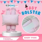 OMGPh Baby Bolster & Head Pillow Set – Ultra-Soft Hypoallergenic Pillows with Removable Pillowcases