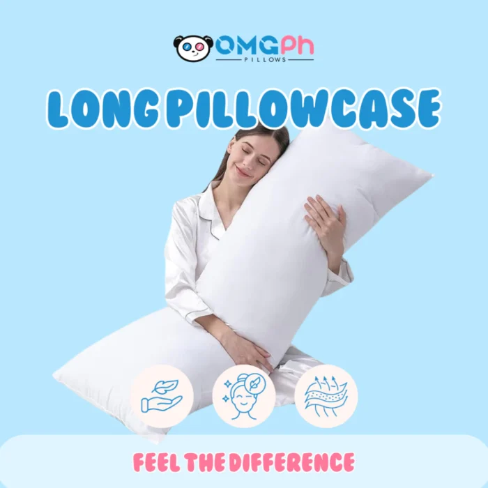 OMGPh Soft Body Pillow – Long Sleeping Pillow for Full-Body Comfort and Support