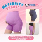 OMGPh Maternity Shorts for Pregnant Women – Stretchable Free Size Comfortable Shorts