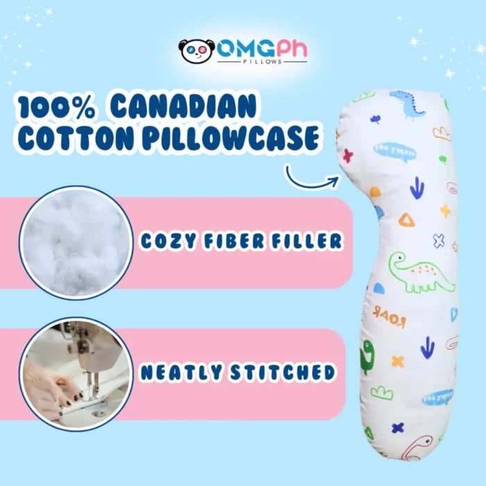 OMGPh Curve Child Hug Sleep Pillow – Cozy Pillow for Kids & Toddlers OMGPh Curve Child Hug Sleep Pillow – Soft Ergonomic Pillow for Kids and Toddlers