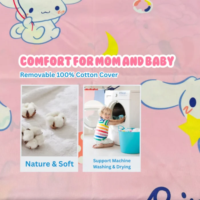 OMGPh Soft Nursing Pillow – Washable Cover for Breastfeeding & Baby Support OMGPh Soft Nursing Pillow – Washable Cover, Baby Support and Comfort Back Pillow