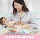 OMGPh Soft Nursing Pillow – Washable Cover, Baby Support and Comfort Back Pillow