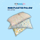 OMGPh Authentic Mini Pleated Pillow – Soft Cotton Pillow for Sleep and Comfort