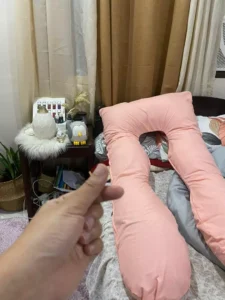 𝐎𝐌𝐆𝐏𝐡 𝐀𝐮𝐭𝐡𝐞𝐧𝐭𝐢𝐜 𝐏𝐫𝐞𝐦𝐢𝐮𝐦 4.6 FT 3.5 KG U-Shaped Pregnancy Maternity Pillow 𝐁𝐔𝐘 𝟏 𝐏𝐢𝐥𝐥𝐨𝐰 + 𝐅𝐑𝐄𝐄 𝟏 𝐏𝐮𝐧𝐝𝐚 photo review