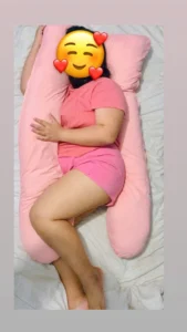 𝐎𝐌𝐆𝐏𝐡 𝐀𝐮𝐭𝐡𝐞𝐧𝐭𝐢𝐜 𝐏𝐫𝐞𝐦𝐢𝐮𝐦 4.6 FT 3.5 KG U-Shaped Pregnancy Maternity Pillow 𝐁𝐔𝐘 𝟏 𝐏𝐢𝐥𝐥𝐨𝐰 + 𝐅𝐑𝐄𝐄 𝟏 𝐏𝐮𝐧𝐝𝐚 photo review