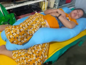 𝐎𝐌𝐆𝐏𝐡 𝐀𝐮𝐭𝐡𝐞𝐧𝐭𝐢𝐜 𝐏𝐫𝐞𝐦𝐢𝐮𝐦 4.6 FT 3.5 KG U-Shaped Pregnancy Maternity Pillow 𝐁𝐔𝐘 𝟏 𝐏𝐢𝐥𝐥𝐨𝐰 + 𝐅𝐑𝐄𝐄 𝟏 𝐏𝐮𝐧𝐝𝐚 photo review