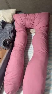 𝐎𝐌𝐆𝐏𝐡 𝐀𝐮𝐭𝐡𝐞𝐧𝐭𝐢𝐜 𝐏𝐫𝐞𝐦𝐢𝐮𝐦 4.6 FT 3.5 KG U-Shaped Pregnancy Maternity Pillow 𝐁𝐔𝐘 𝟏 𝐏𝐢𝐥𝐥𝐨𝐰 + 𝐅𝐑𝐄𝐄 𝟏 𝐏𝐮𝐧𝐝𝐚 photo review
