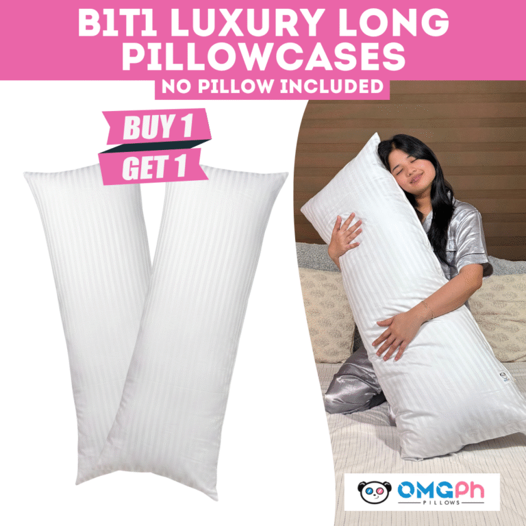OMGPh 18X45 IN – BUY1 TAKE1 Luxury Long Pillowcase – 2 Long Punda