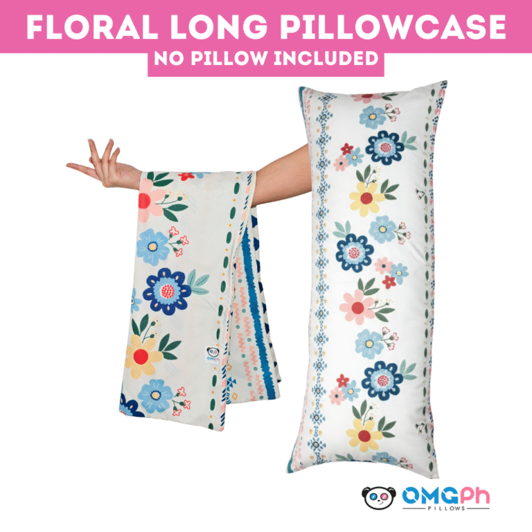 OMGPh 18X45 IN – Floral Long Pillowcase – High quality – 1 Long Punda