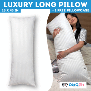 OMGPh Luxury Body Long Pillow – 18x45 IN | Buy 1 Pillow Get 1 Punda